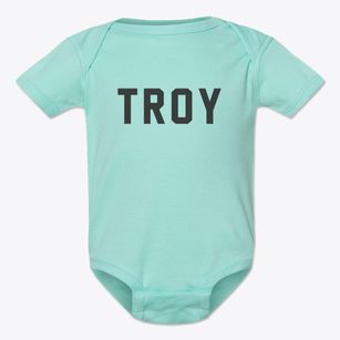 Troy North Carolina Classic Block Baby Onesie