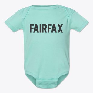 Fairfax Iowa Classic Block Baby Onesie
