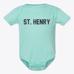 St. Henry Ohio Classic Block Baby Onesie