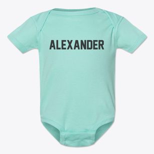 Alexander New York Classic Block Baby Onesie