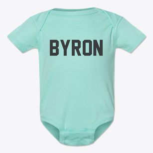 Byron New York Classic Block Baby Onesie