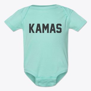 Kamas Utah Classic Block Baby Onesie