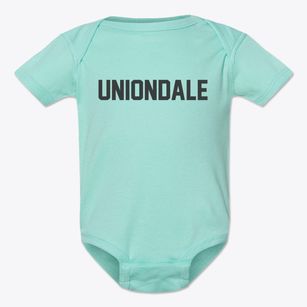 Uniondale New York Classic Block Baby Onesie