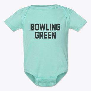 Bowling Green Ohio Classic Block Baby Onesie
