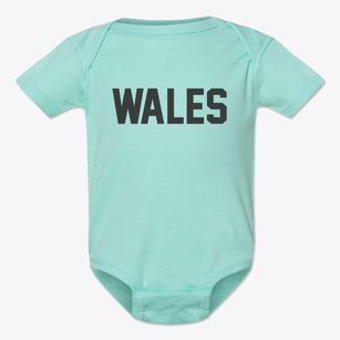 Wales Maine Classic Block Baby Onesie