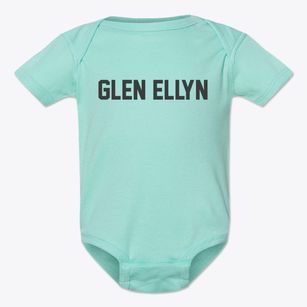 Glen Ellyn Illinois Classic Block Baby Onesie