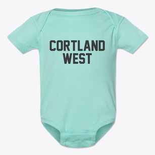 Cortland West New York Classic Block Baby Onesie