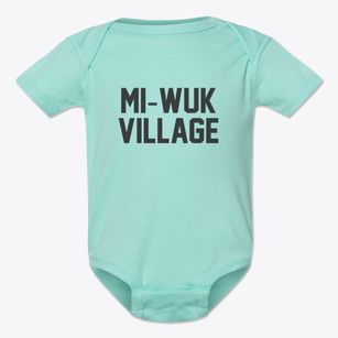 Mi-wuk Village California Classic Block Baby Onesie
