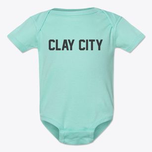Clay City Kentucky Classic Block Baby Onesie
