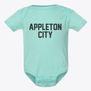 Appleton City Missouri Classic Block Baby Onesie