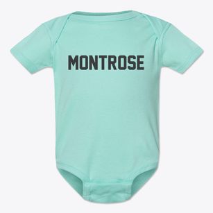 Montrose Iowa Classic Block Baby Onesie