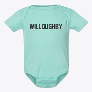 Willoughby Ohio Classic Block Baby Onesie