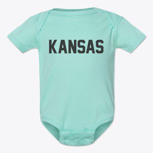Kansas Illinois Classic Block Baby Onesie