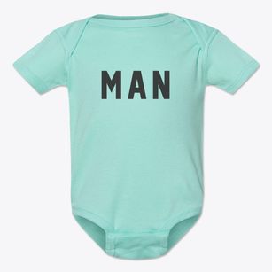 Man West Virginia Classic Block Baby Onesie