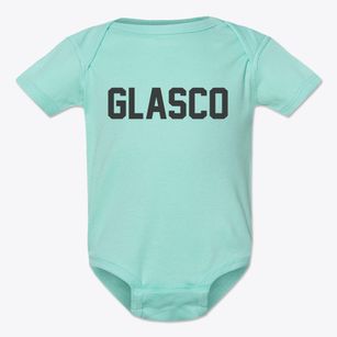 Glasco Kansas Classic Block Baby Onesie
