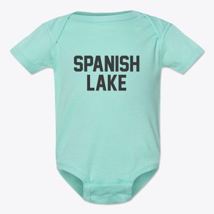 Spanish Lake Missouri Classic Block Baby Onesie