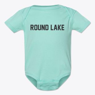 Round Lake Illinois Classic Block Baby Onesie