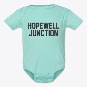 Hopewell Junction New York Classic Block Baby Onesie
