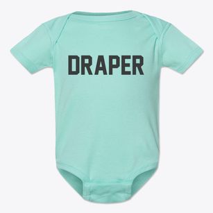 Draper Virginia Classic Block Baby Onesie
