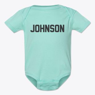 Johnson Nebraska Classic Block Baby Onesie