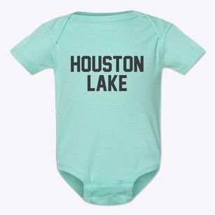 Houston Lake Missouri Classic Block Baby Onesie