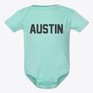 Austin Nevada Classic Block Baby Onesie