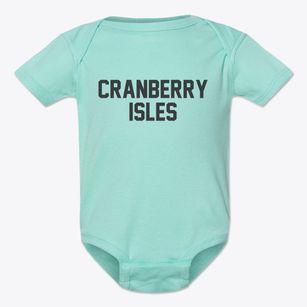 Cranberry Isles Maine Classic Block Baby Onesie