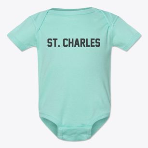 St. Charles Virginia Classic Block Baby Onesie