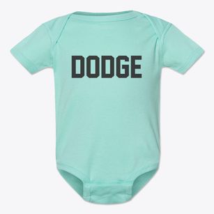 Dodge North Dakota Classic Block Baby Onesie