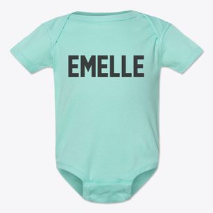 Emelle Alabama Classic Block Baby Onesie