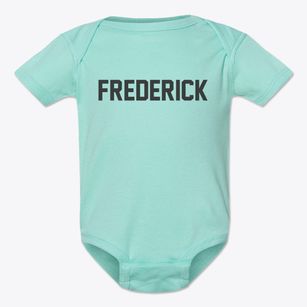 Frederick Kansas Classic Block Baby Onesie