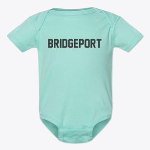 Bridgeport West Virginia Classic Block Baby Onesie