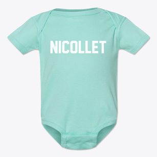 Nicollet Minnesota Classic Block Baby Onesie