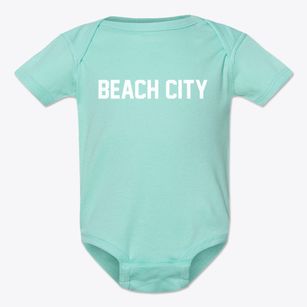 Beach City Ohio Classic Block Baby Onesie