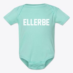 Ellerbe North Carolina Classic Block Baby Onesie