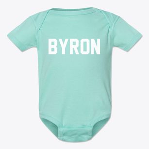 Byron Wyoming Classic Block Baby Onesie