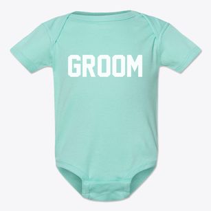 Groom Texas Classic Block Baby Onesie
