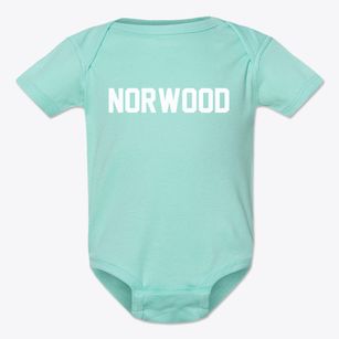 Norwood Ohio Classic Block Baby Onesie