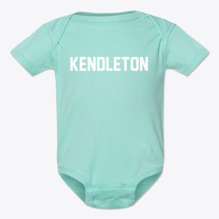 Kendleton Texas Classic Block Baby Onesie