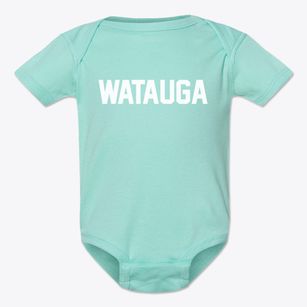 Watauga Tennessee Classic Block Baby Onesie
