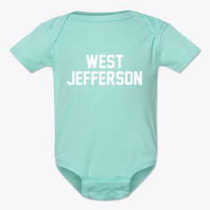 West Jefferson Alabama Classic Block Baby Onesie