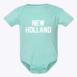 New Holland Illinois Classic Block Baby Onesie