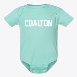 Coalton West Virginia Classic Block Baby Onesie