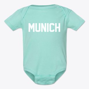 Munich North Dakota Classic Block Baby Onesie