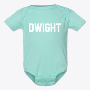 Dwight Nebraska Classic Block Baby Onesie