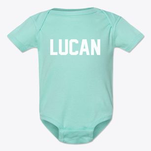 Lucan Minnesota Classic Block Baby Onesie