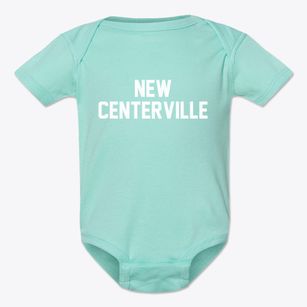 New Centerville Pennsylvania Classic Block Baby Onesie