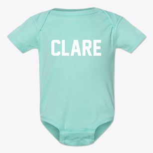 Clare New York Classic Block Baby Onesie