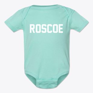 Roscoe Montana Classic Block Baby Onesie