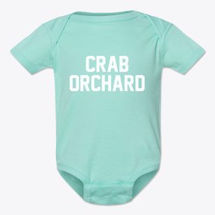 Crab Orchard Nebraska Classic Block Baby Onesie